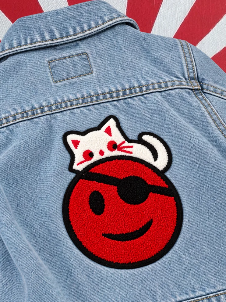Lucky Cat Denim Ceket - görsel 3