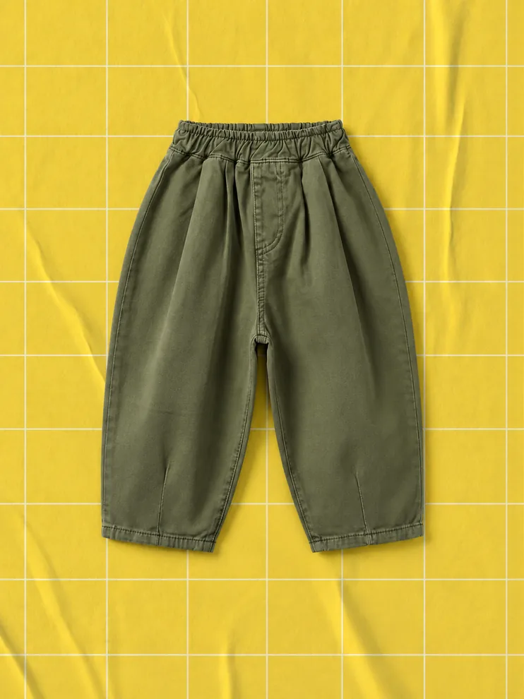 Haki Balloon Jeans