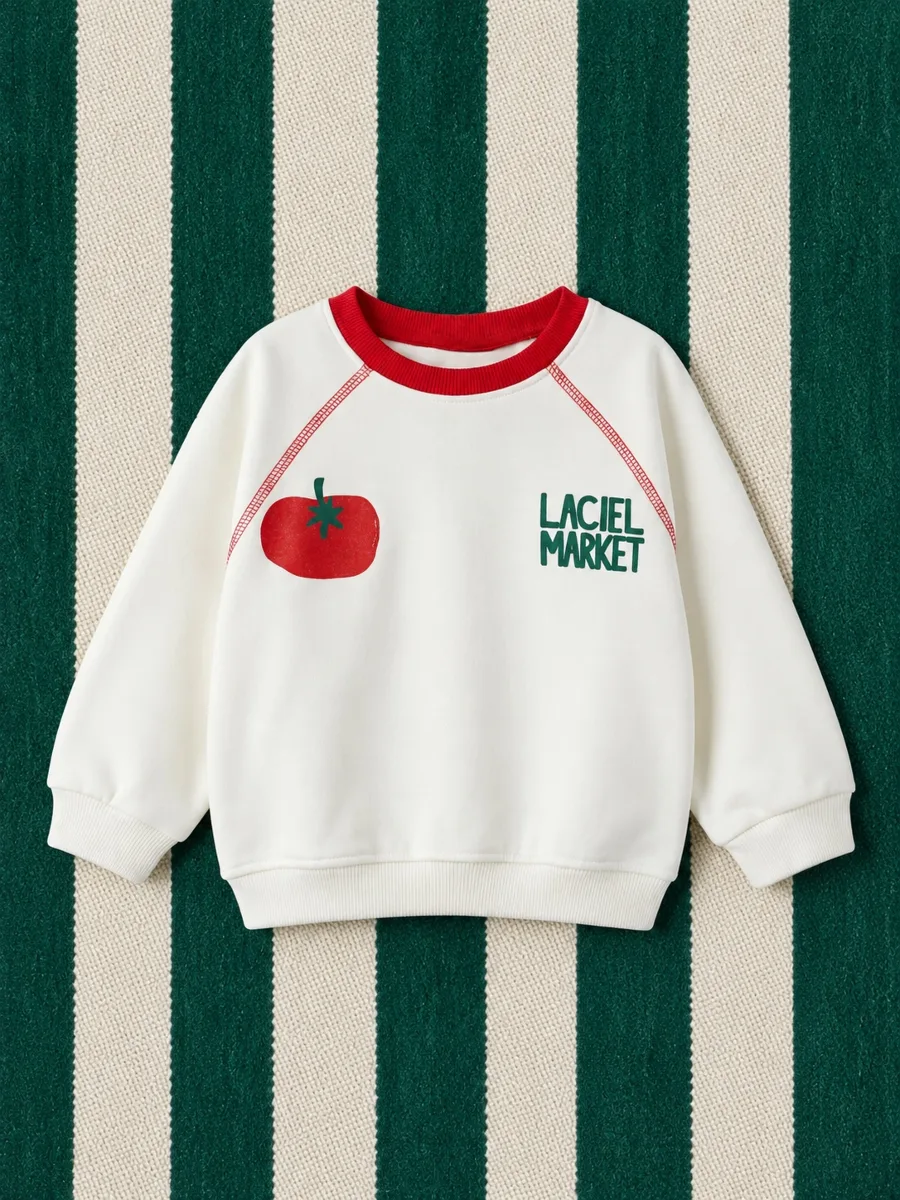 Laciel Tomato Beyaz Sweat